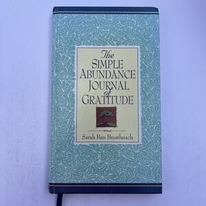 The Simple Abundance Journal of Gratitude Sarah Ban Breathnach 1996 Unused
